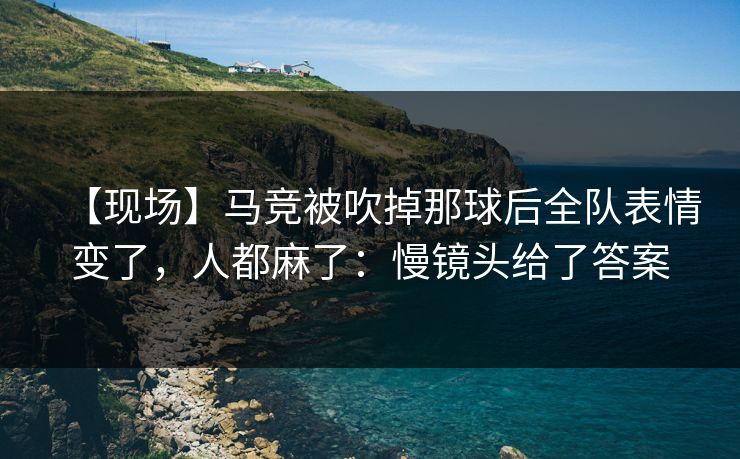 【现场】马竞被吹掉那球后全队表情变了，人都麻了：慢镜头给了答案-第1张图片-开云体育平台官网 - 专业赛事首选